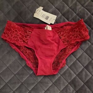 Triumph Red Lace Panties